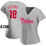 Dalton Guthrie Women's Philadelphia Phillies Gray Authentic Road Jersey