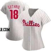 Dalton Guthrie Women's Philadelphia Phillies White Authentic Home Jersey