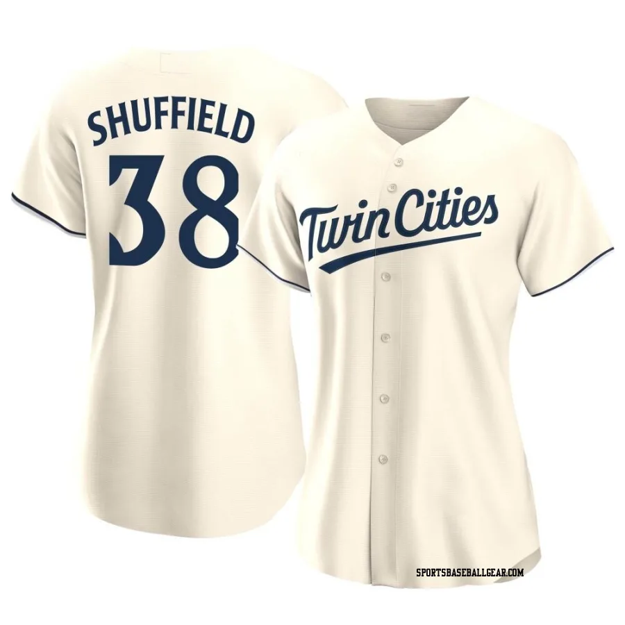 Dalton Shuffield Women's Minnesota Twins Cream Authentic Alternate Jersey