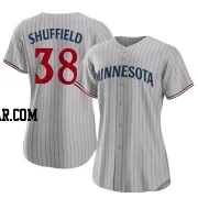 Dalton Shuffield Women's Minnesota Twins Gray Authentic Road Jersey