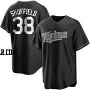 Dalton Shuffield Youth Minnesota Twins Black/White Replica Jersey