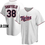 Dalton Shuffield Youth Minnesota Twins White Replica Home Jersey