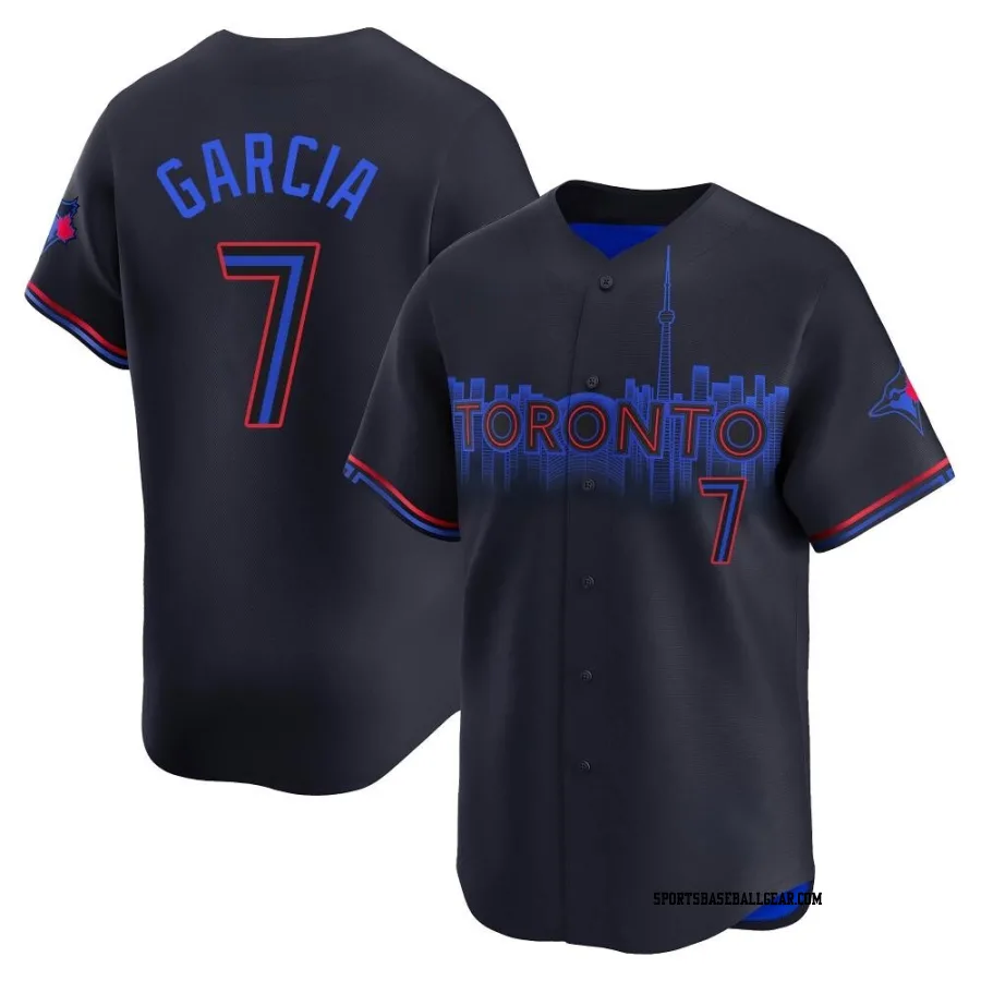 Damaso Garcia Men's Toronto Blue Jays Black Limited 2024 City Connect Jersey