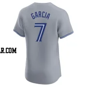 Damaso Garcia Men's Toronto Blue Jays Gray Elite Road Jersey