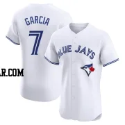 Damaso Garcia Men's Toronto Blue Jays White Elite Home Jersey