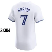 Damaso Garcia Men's Toronto Blue Jays White Elite Home Jersey