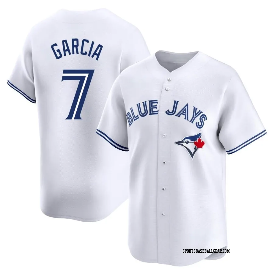 Damaso Garcia Men's Toronto Blue Jays White Limited Home Jersey