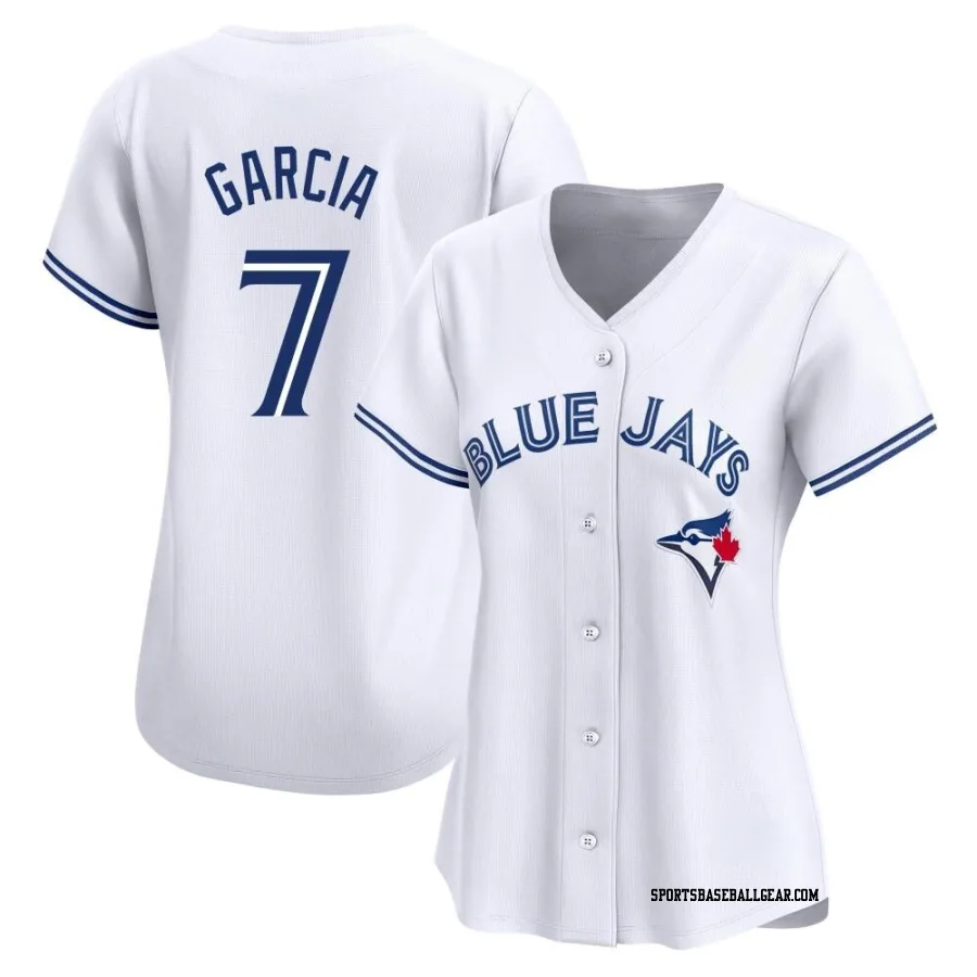 Damaso Garcia Women's Toronto Blue Jays White Limited Home Jersey