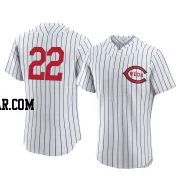 Dan Driessen Men's Cincinnati Reds White Authentic 2022 Field Of Dreams Jersey