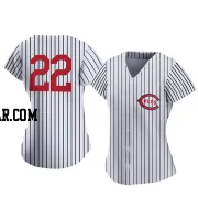 Dan Driessen Women's Cincinnati Reds White Replica 2022 Field Of Dreams Jersey