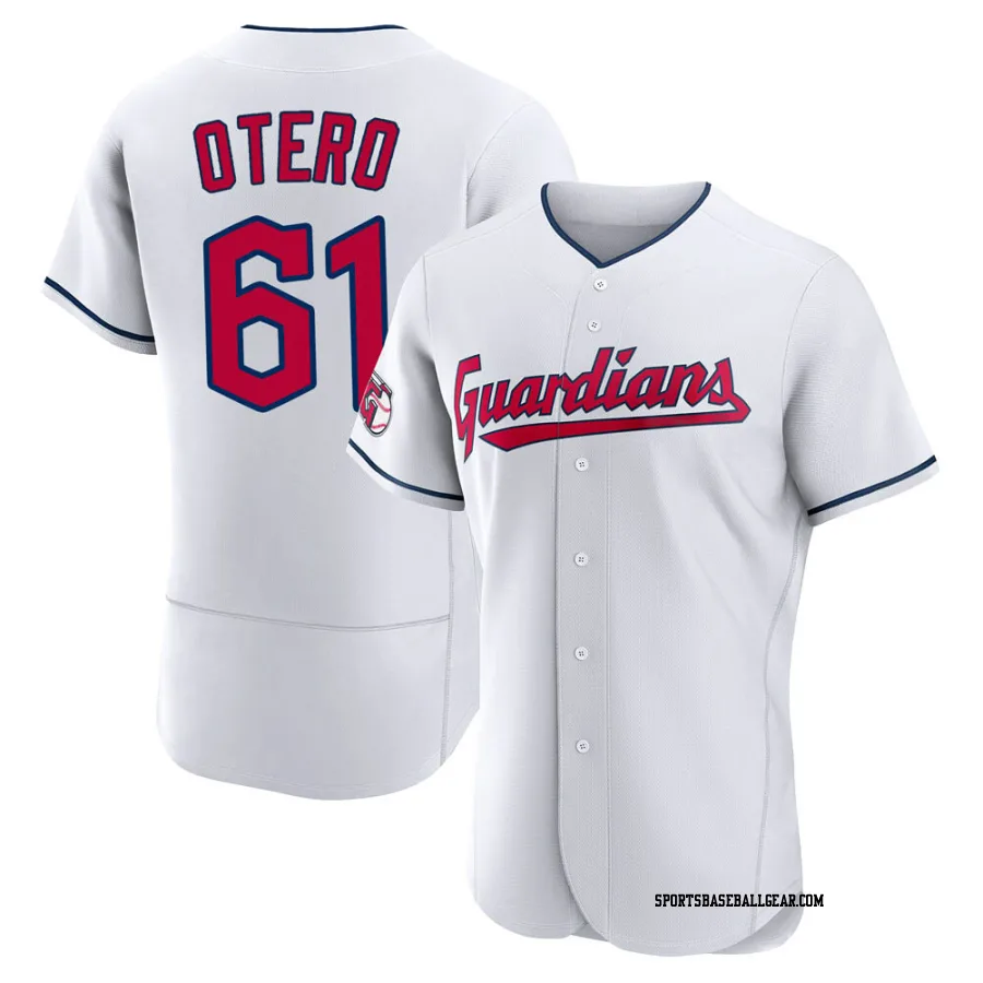 Dan Otero Men's Cleveland Guardians White Authentic Home Jersey