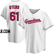 Dan Otero Men's Cleveland Guardians White Replica Home Jersey