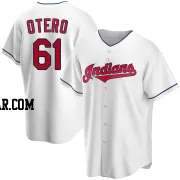 Dan Otero Men's Cleveland Guardians White Replica Home Jersey