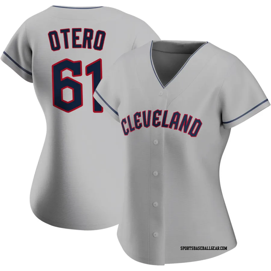 Dan Otero Women's Cleveland Guardians Gray Authentic Road Jersey