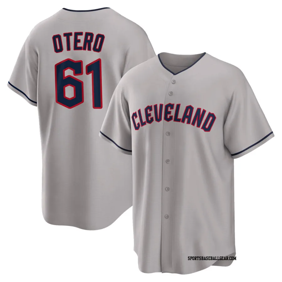 Dan Otero Youth Cleveland Guardians Gray Replica Road Jersey