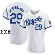 Dan Quisenberry Men's Kansas City Royals White Authentic 2022 Home Jersey