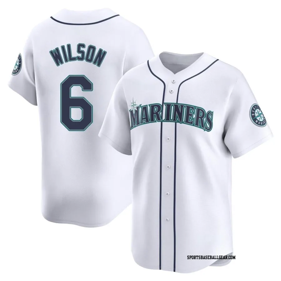 Dan Wilson Men's Seattle Mariners White Limited Home Jersey