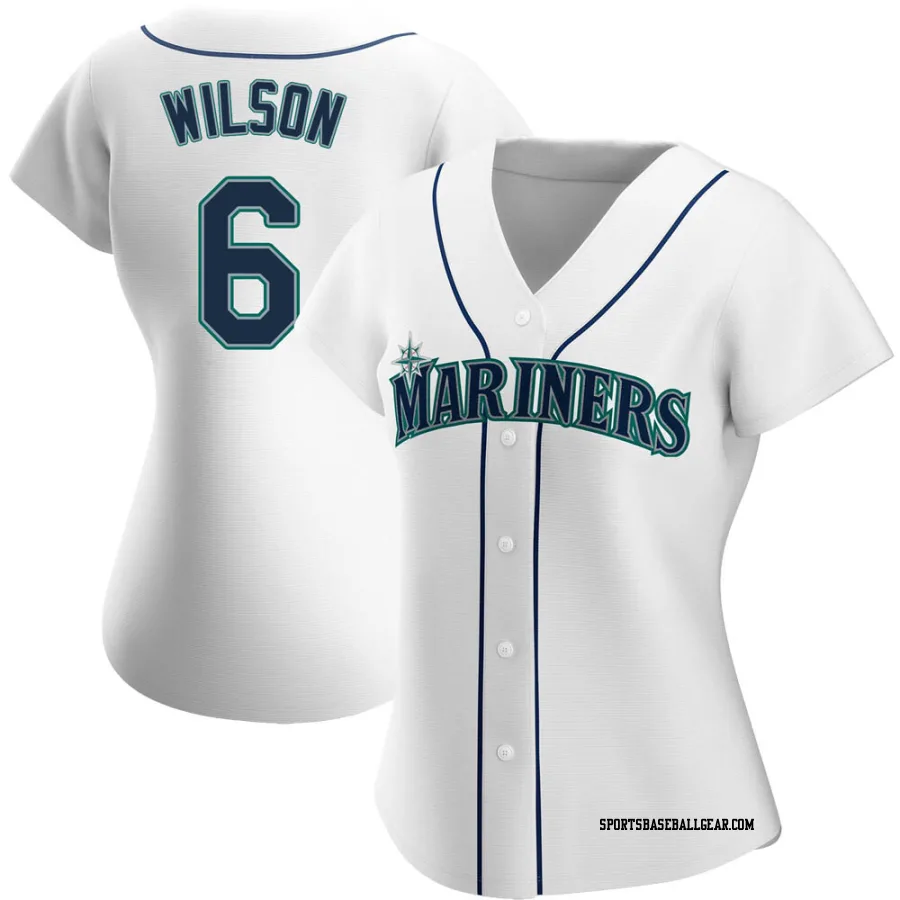 Dan Wilson Women's Seattle Mariners White Replica Home Jersey