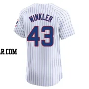 Dan Winkler Men's Chicago Cubs White Elite Home Jersey