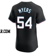 Dane Myers Men's Miami Marlins Black Elite Alternate Vapor Premier Jersey