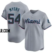 Dane Myers Youth Miami Marlins Gray Limited Road Jersey