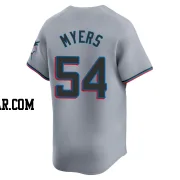 Dane Myers Youth Miami Marlins Gray Limited Road Jersey