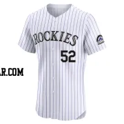 Daniel Bard Men's Colorado Rockies White Elite Home Jersey