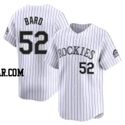 Daniel Bard Men's Colorado Rockies White Limited Home Jersey