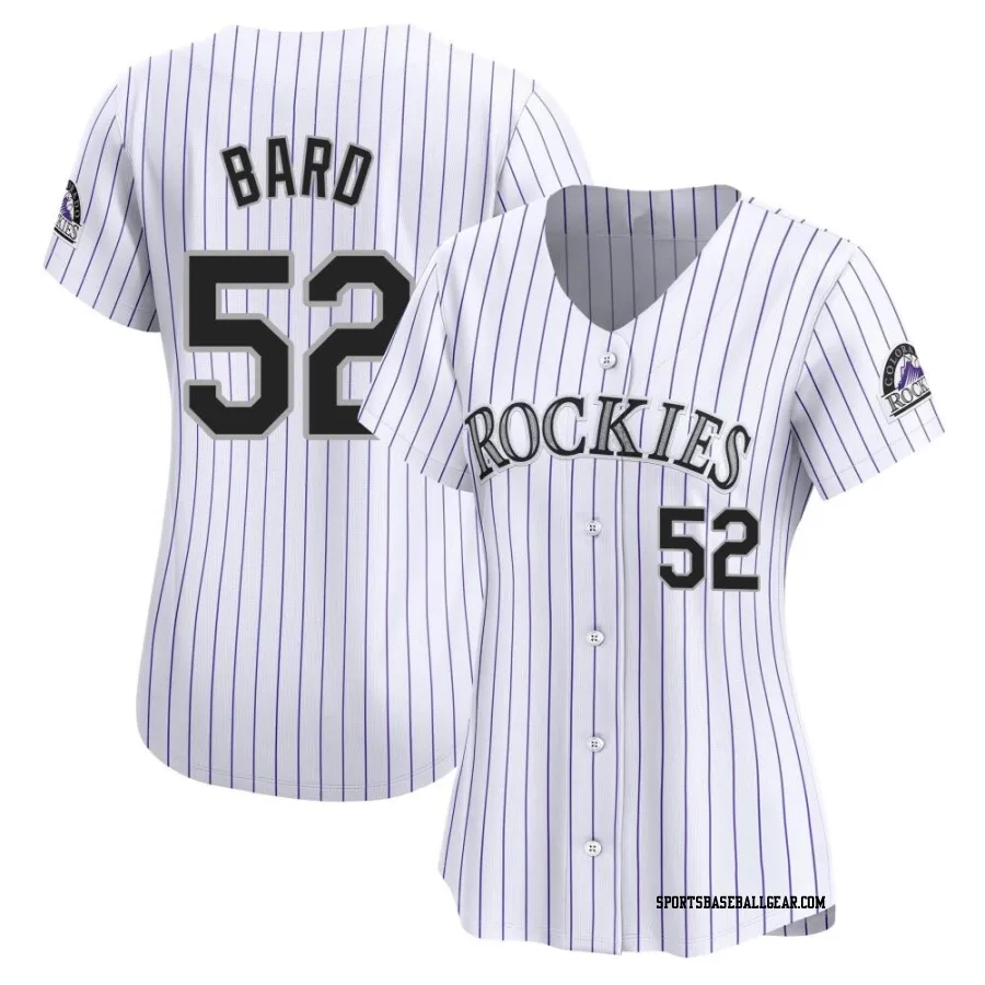 Daniel Bard Women's Colorado Rockies White Limited Home Jersey