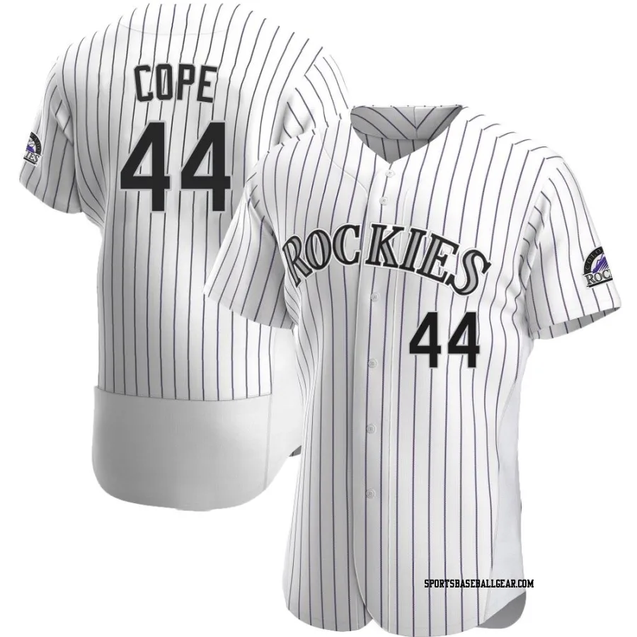 Daniel Cope Men's Colorado Rockies White Authentic Home Jersey