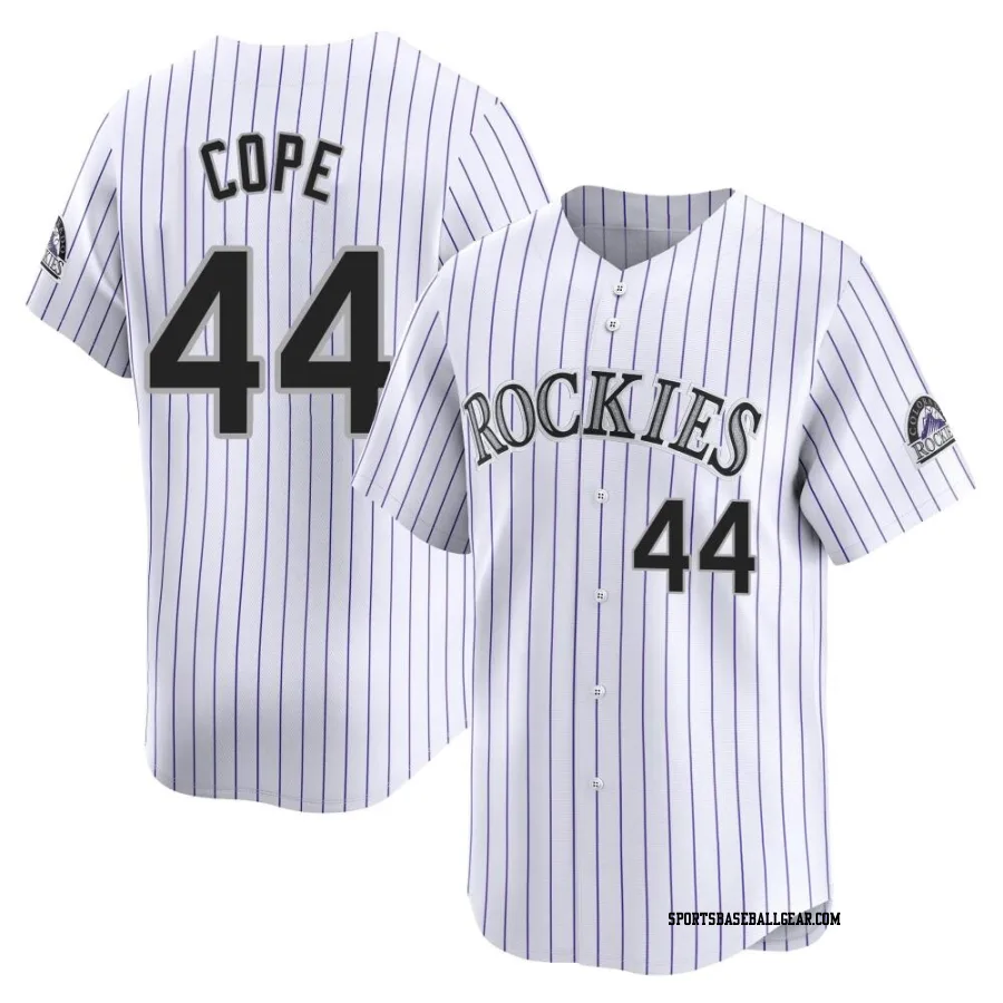 Daniel Cope Men's Colorado Rockies White Limited Home Jersey