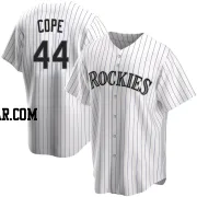 Daniel Cope Men's Colorado Rockies White Replica Home Jersey