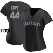 Daniel Cope Women's Colorado Rockies Black Replica Alternate Jersey