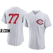 Daniel Duarte Men's Cincinnati Reds White Authentic 2022 Field Of Dreams Jersey