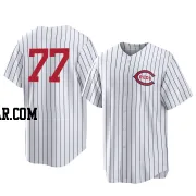 Daniel Duarte Men's Cincinnati Reds White Replica 2022 Field Of Dreams Jersey