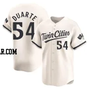 Daniel Duarte Men's Minnesota Twins Cream Limited Alternate Jersey