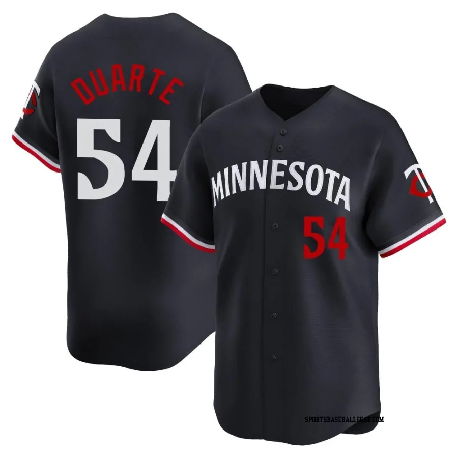 Daniel Duarte Men's Minnesota Twins Navy Limited Alternate Jersey