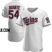 Daniel Duarte Men's Minnesota Twins White Authentic Home Jersey