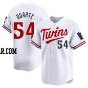 Daniel Duarte Men's Minnesota Twins White Limited Home Jersey