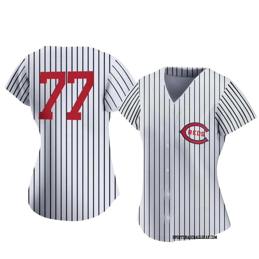 Daniel Duarte Women's Cincinnati Reds White Replica 2022 Field Of Dreams Jersey