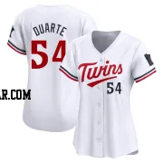 Daniel Duarte Women's Minnesota Twins White Limited Home Jersey