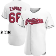 Daniel Espino Men's Cleveland Guardians White Authentic Home Jersey