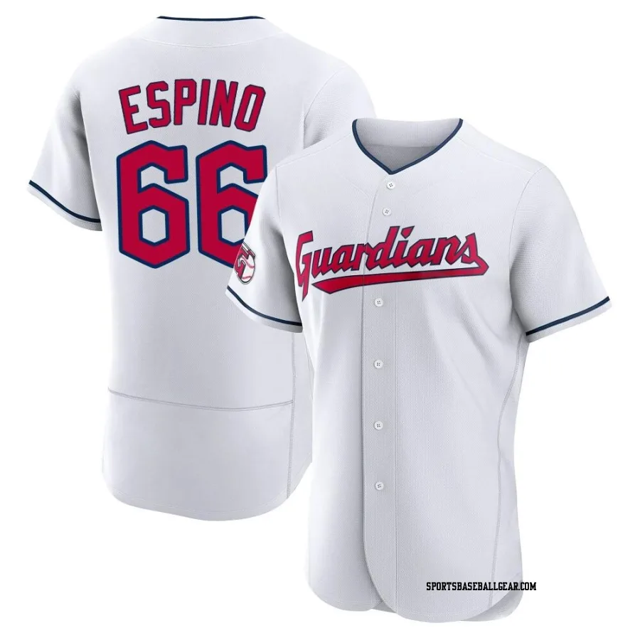 Daniel Espino Men's Cleveland Guardians White Authentic Home Jersey