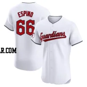 Daniel Espino Men's Cleveland Guardians White Elite Home Jersey