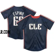 Daniel Espino Toddler Cleveland Guardians Navy Limited Preschool & 2024 City Connect Jersey