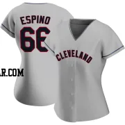 Daniel Espino Women's Cleveland Guardians Gray Authentic Road Jersey