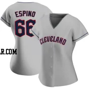 Daniel Espino Women's Cleveland Guardians Gray Replica Road Jersey