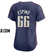 Daniel Espino Women's Cleveland Guardians Navy Limited 2024 City Connect Jersey