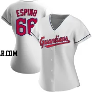 Daniel Espino Women's Cleveland Guardians White Authentic Home Jersey