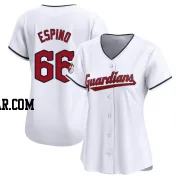 Daniel Espino Women's Cleveland Guardians White Limited Home Jersey